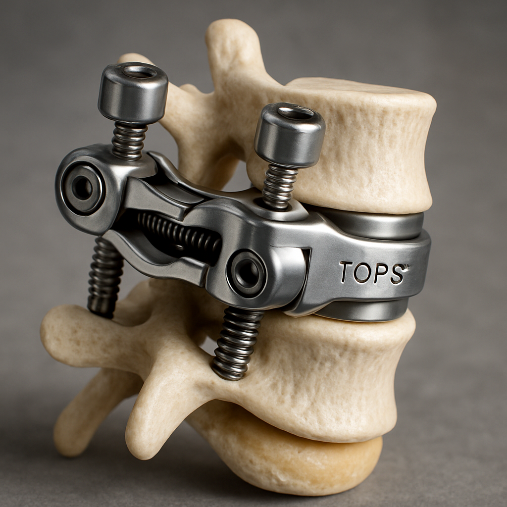 descubre el implante tops™, una solución innovadora para tratar la estenosis lumbar grave, que ofrece una alternativa eficaz para mejorar la movilidad y reducir el dolor.