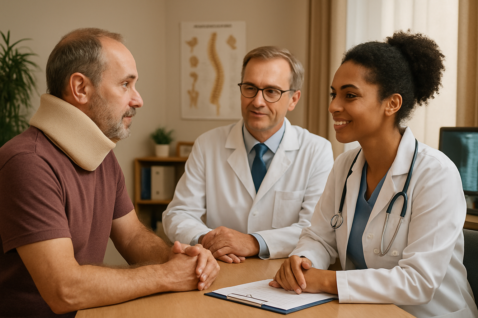 découvrez comment les prothèses discales cervicales permettent un retour rapide et efficace aux activités professionnelles, en assurant confort et mobilité.