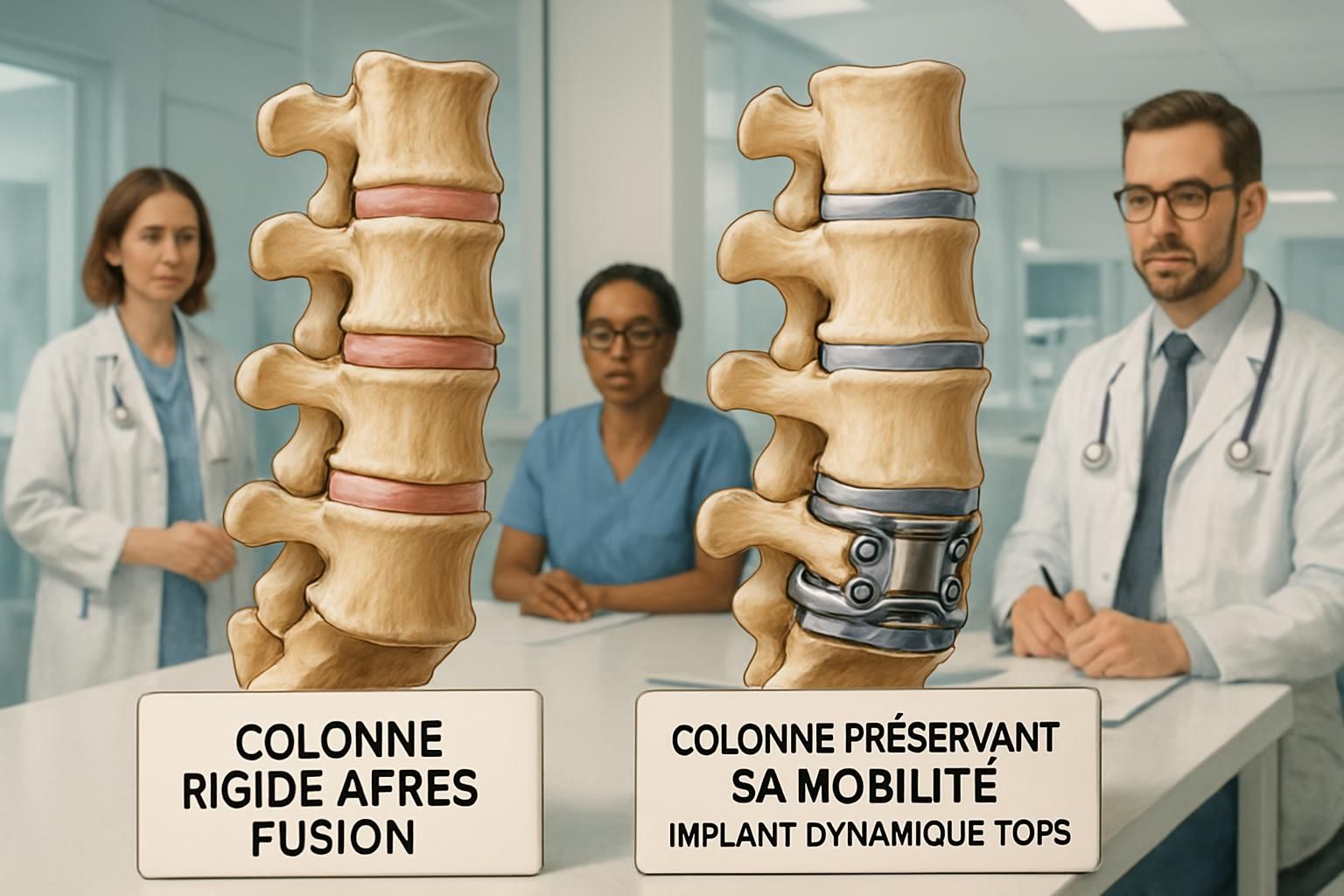 découvrez les différences entre la fusion et la stabilisation dynamique dans ce guide complet destiné aux patients, pour mieux comprendre leurs options de traitement.