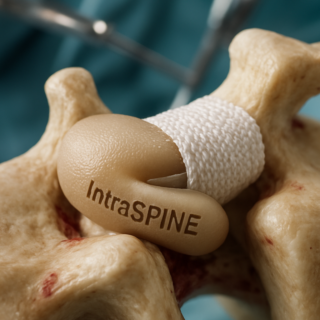 intraspine® offre un traitement innovant des douleurs lombaires sans nécessiter de fusion, favorisant une meilleure mobilité et un soulagement durable.