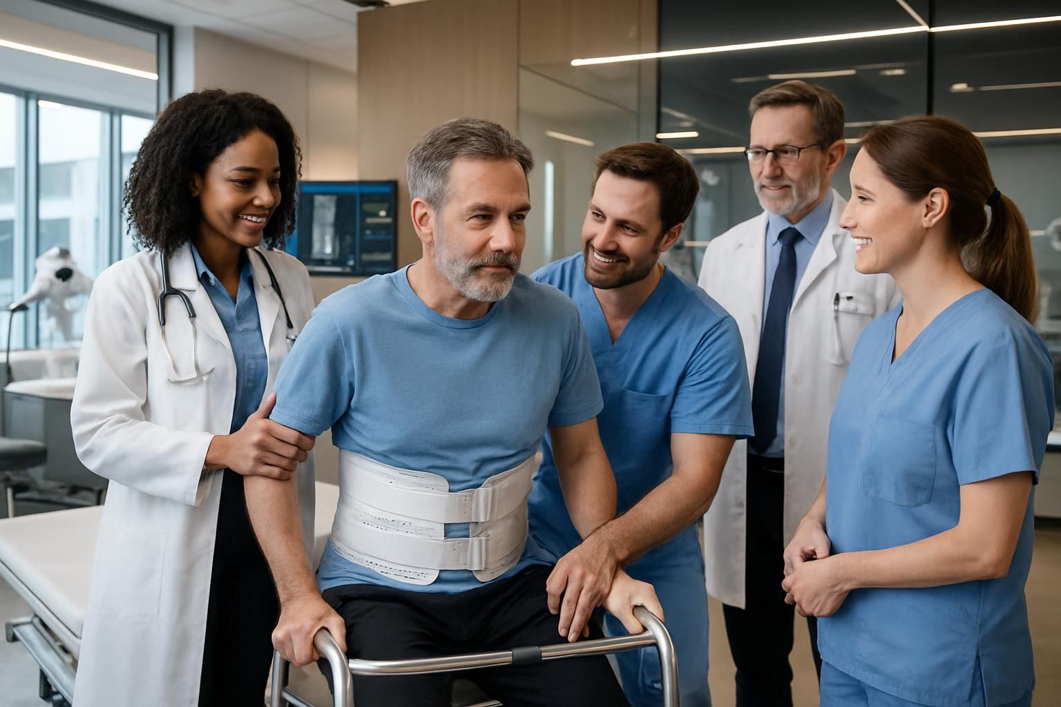 Chirurgie du rachis : le rôle essentiel de la rééducation post-opératoire 7 découvrez l'importance capitale de la rééducation post-opératoire après une chirurgie du rachis pour une récupération optimale et un retour rapide à la mobilité.