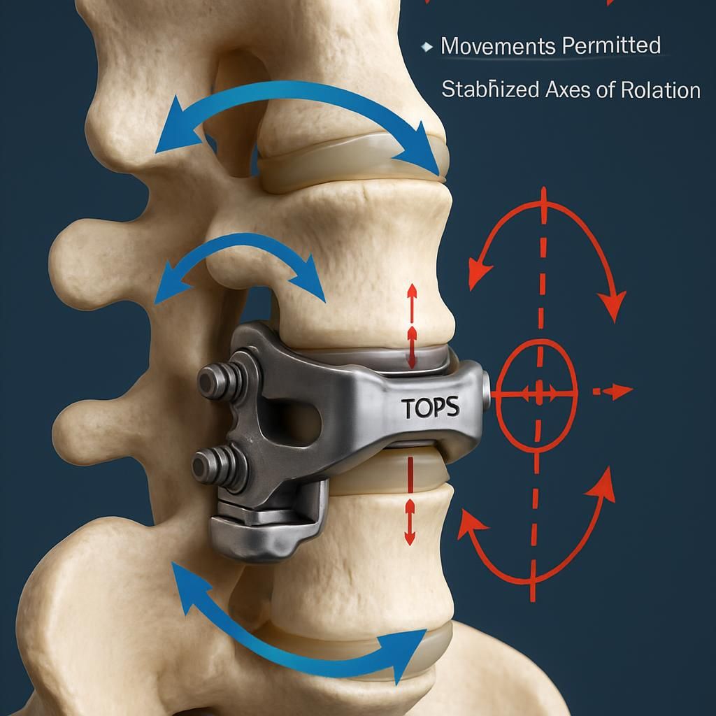 TOPS™ et récupération fonctionnelle après chirurgie du dos 8 découvrez comment le système tops™ facilite la récupération fonctionnelle après une chirurgie du dos, en améliorant la mobilité et réduisant la douleur pour un retour rapide à une vie active.